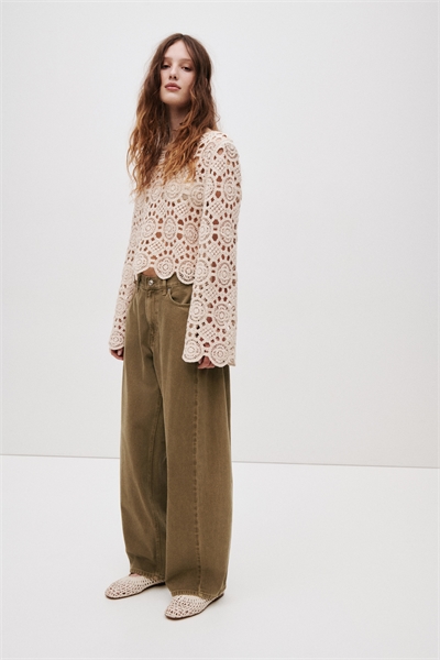 Джинсы с прямым кроем и прямой талией артикул 1313091003