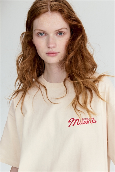 Футболка с крупным принтом артикул 1314592015