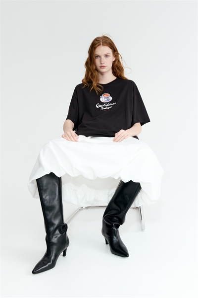 Футболка с крупным принтом артикул 1314592030