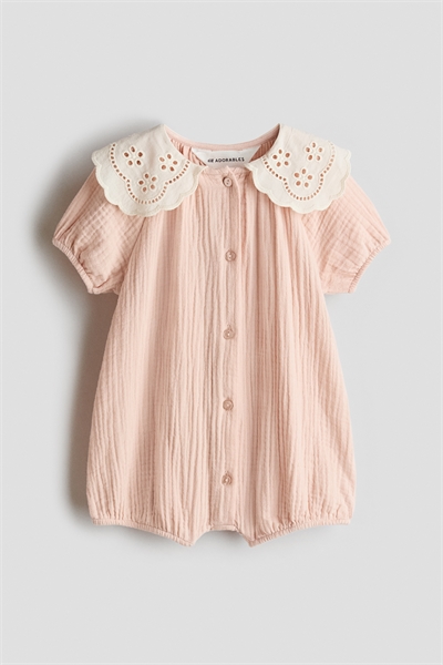 Хлопковый муслиновый комбинезон артикул 1316392002