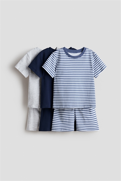 Пижамы из хлопка, набор из 3 штук артикул 1319840002