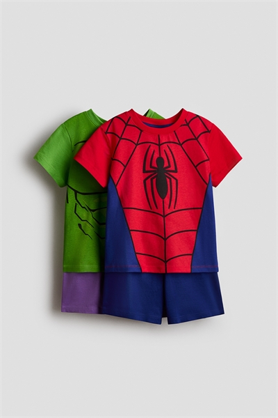 Набор пижам с принтом, 2 шт артикул 1319870002