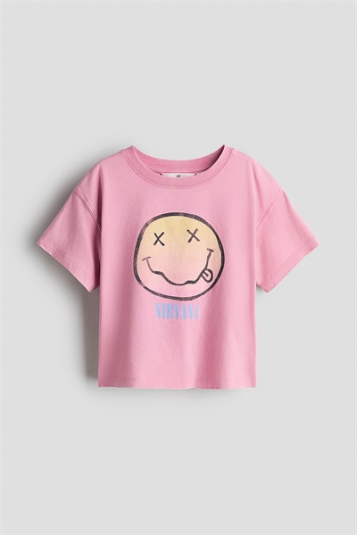 Хлопковая футболка с принтом артикул 1321526006