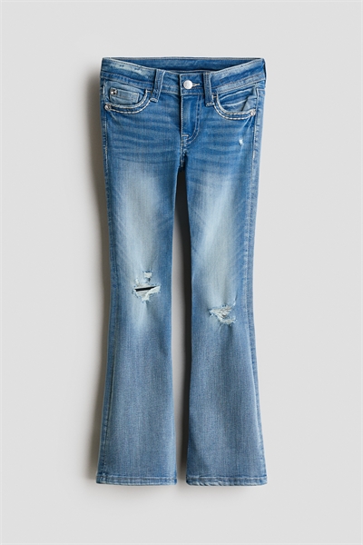 Джинсы с зауженными брючинами и низкой посадкой артикул 1322196002