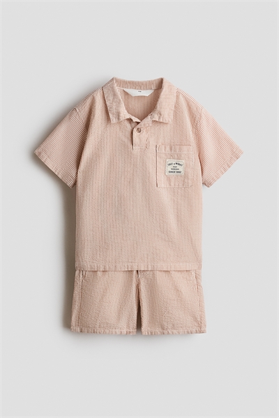 2-компонентный комплект из хлопкового сирсакера артикул 1322562001