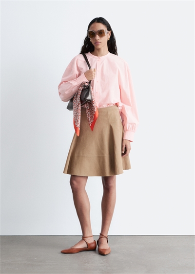 Хлопковая рубашка оверсайз артикул 1323567004