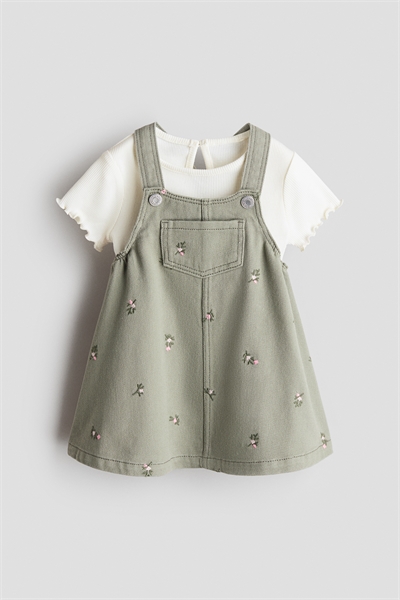 Комплект из 2 предметов: платье-сарафан и топ артикул 1328541001