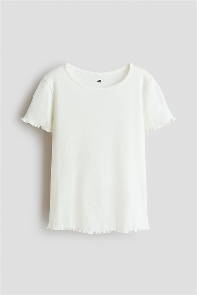 Футболка с ребристым оверлочным швом артикул 1329980002