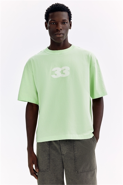 Футболка свободного кроя с принтом артикул 1332254002