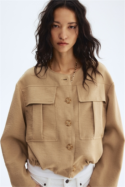 Куртка без воротника артикул 1332767001