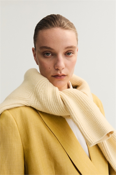 Двубортный блейзер из смешанного льна артикул 1333022001