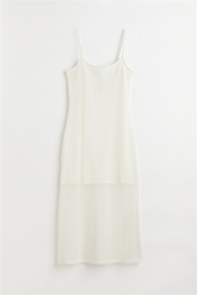 Кружевное платье на бретелях артикул 1077075002