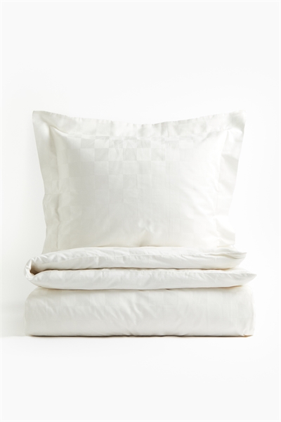 Односпальное постельное белье из сатинового жаккарда артикул 1255456001