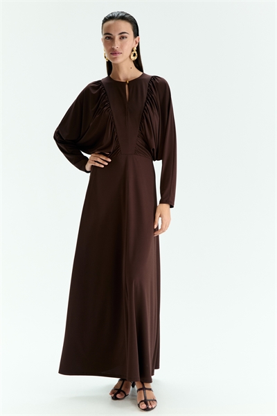 Платье из джерси с сборками артикул 1314802001