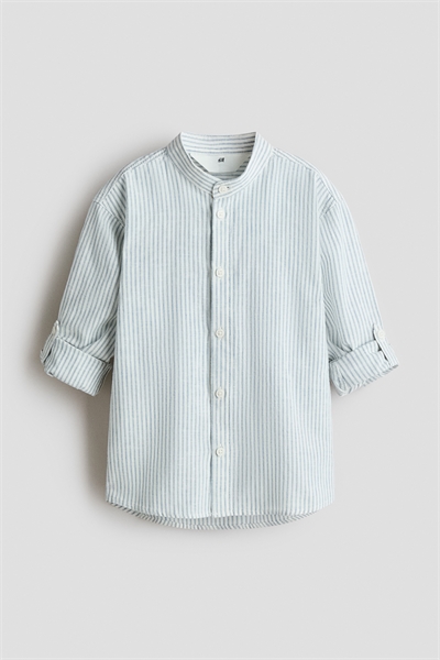 Рубашка из смешанного льна артикул 1315245001