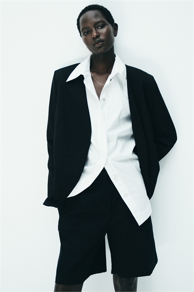 Шорты из смешанного льна артикул 1322702001