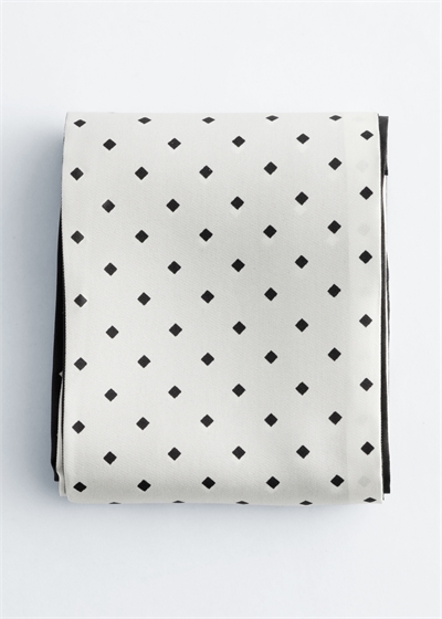 Тонкий шелковый шарф с принтом артикул 1334541001