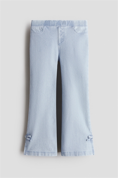 Джинсовые расклешенные джеггинсы артикул 1324805004