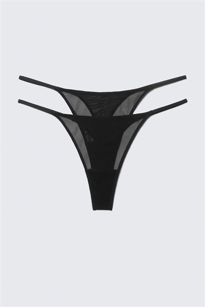 2-пачка стрингов Mid Rise Mesh Tanga артикул 1323643001