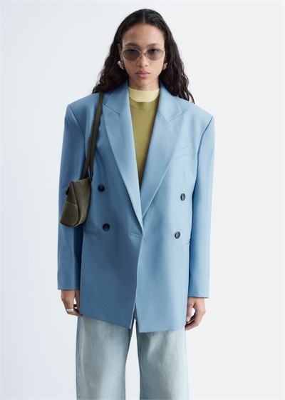 Двубортный шерстяной блейзер артикул 1339349001