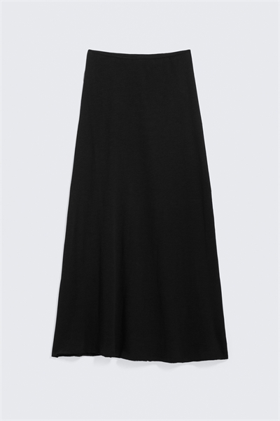 Юбка макси из тонкого хлопкового трикотажа артикул 1310294003