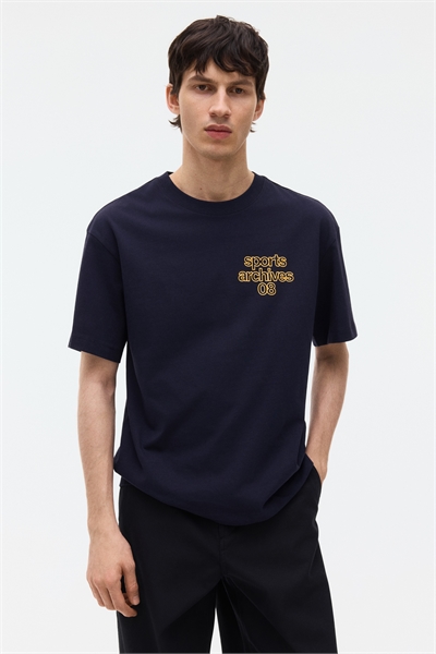 Футболка свободного кроя с принтом артикул 1313924011