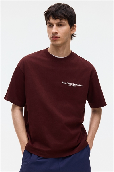 Футболка свободного кроя с принтом артикул 1313924012