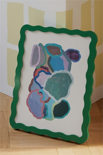 Волнистая деревянная рамка для фотографий артикул 1358018006