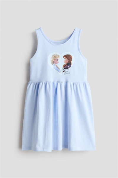 Платье из хлопка с принтом артикул 1154543024