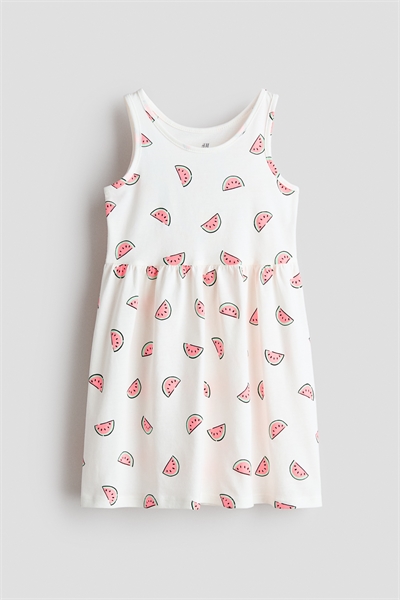 Платье из хлопка с узором артикул 1157735127