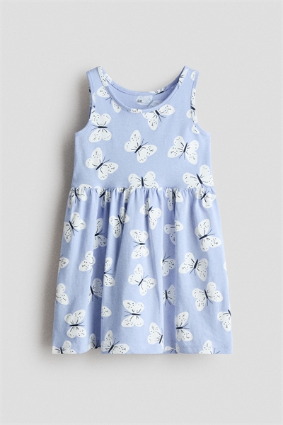 Платье из хлопка с узором артикул 1157735128