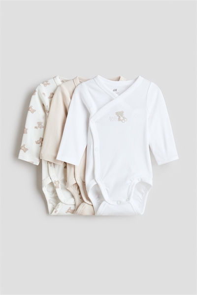 Комплект из 3 боди с накидкой артикул 1178919037