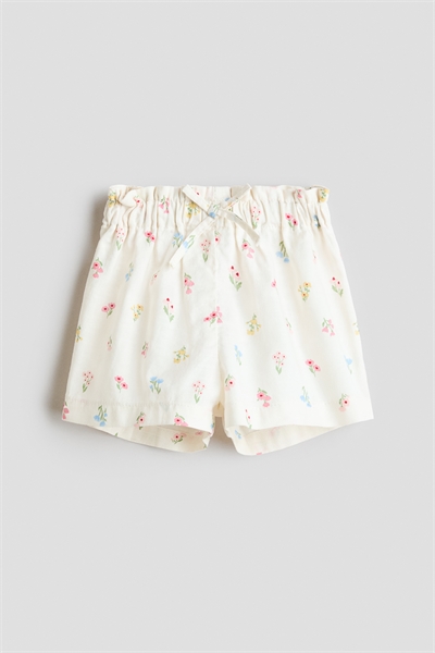 Шорты с поясом из бумажного мешка артикул 1274549007