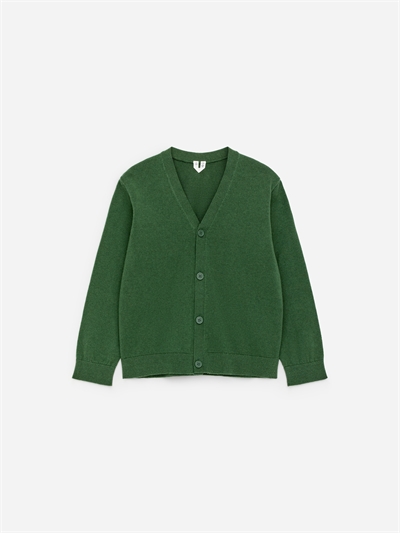 Кардиган из хлопка и шерсти артикул 1294845004