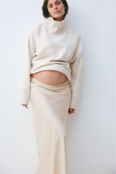 Юбка из атласа для беременных MAMA артикул 1296157016