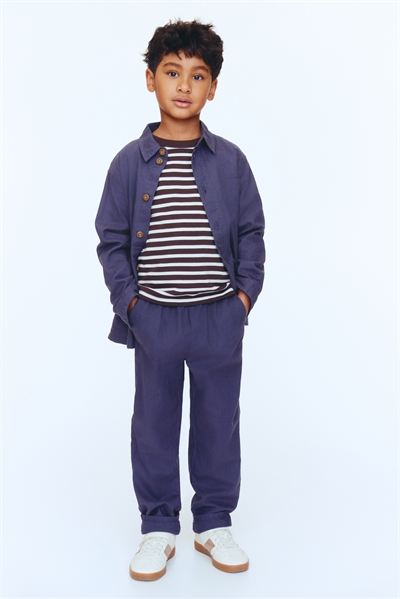 Брюки из смешанного льна артикул 1315153003