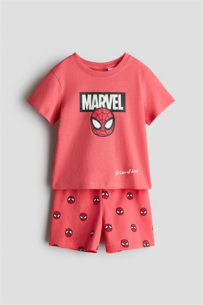 Пижама из хлопка с принтом артикул 1318206008