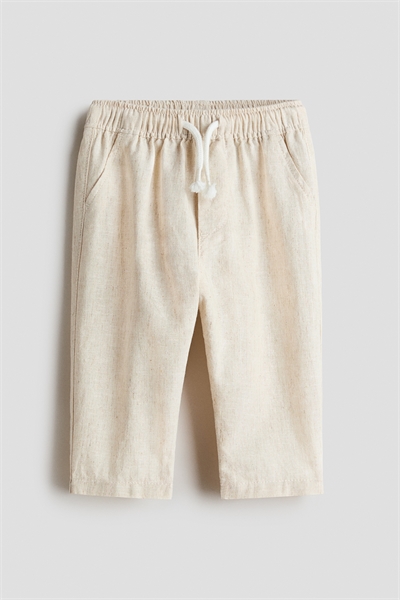 Брюки из смешанного льна артикул 1319806001