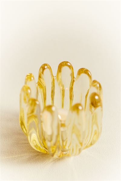 Стеклянный подсвечник для чайных свечей артикул 1320671003