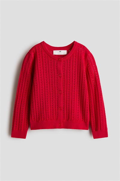 Хлопковый кардиган с узором «поинтел» артикул 1321253007