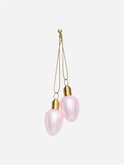 Набор из 2 стеклянных украшений артикул 1324550004