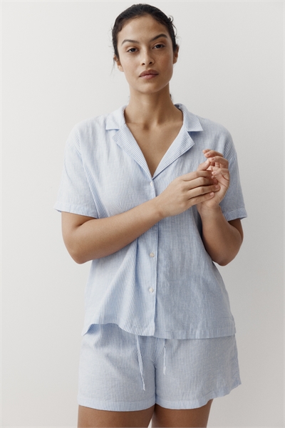 Пижама из смешанного льна артикул 1327394001