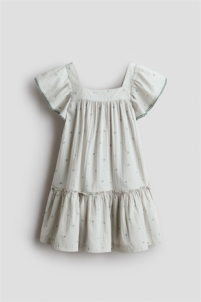 Расклешенное хлопковое платье артикул 1329940003