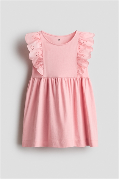 Хлопковое платье с оборками артикул 1332930001