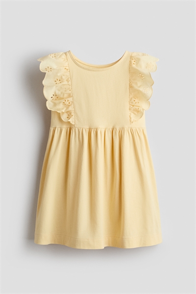 Хлопковое платье с оборками артикул 1332930005