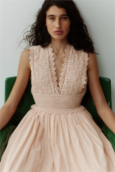 Платье с кружевным лифом артикул 1332942001