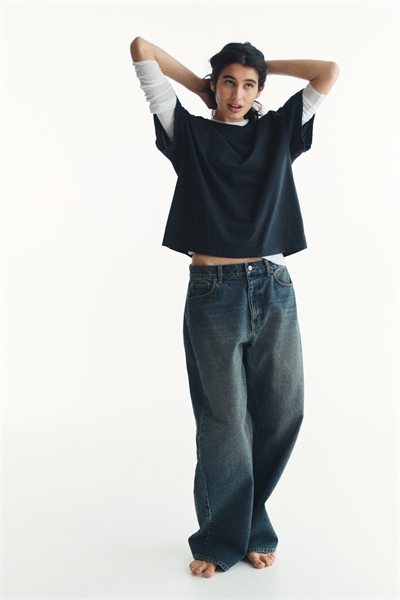 Хлопковая футболка свободного кроя артикул 1334068002