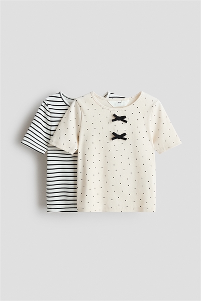 2-пакетные хлопковые топы с ребристой текстурой артикул 1335741002