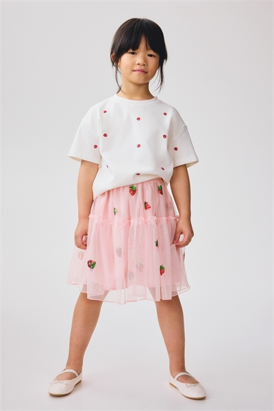 Юбка из тюля с пайетками артикул 1338209001