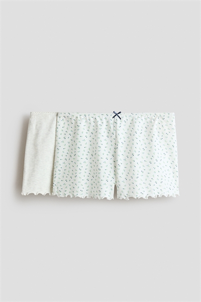 2-пачка хлопковых пижамных шорт артикул 1343432001